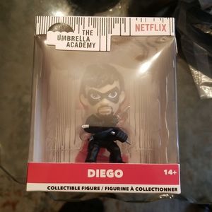 The Umbrella Academy Diego Stylized Collectible 3" Figurine New PKG Netflix